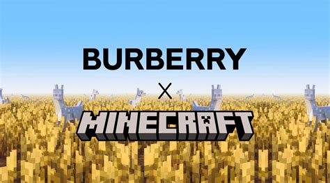 burberry company collaboration|burberry x minecraft.